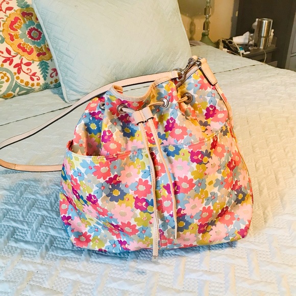 COACH floral crossbody/ shoulder bag - Picture 2 of 4